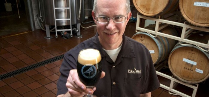 Darron Welch, brewmaster of Pelican Brewing Company