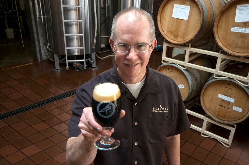 Darron Welch, brewmaster of Pelican Brewing Company