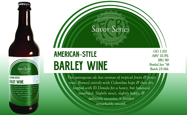 Savor Series American-Style Barley Wine