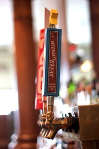Look for the Confluence Tap Handle at Butcher's Bistro in March. It will be pouring Factotum Brewhouse's Intensity Break Coffee Brown Ale and supporting Veterans to Farmers.
