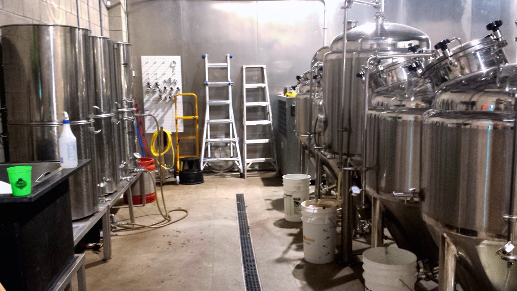 Cypress Brewing Company brews on a 2 barrel system.
