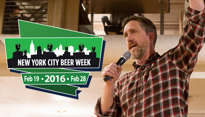 Kelly Taylor, President of the NYC Brewer’s Guild and owner of KelSo Beer