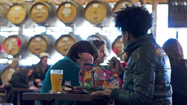 Inside Galentine's Day at Wild Heaven, the Valentine's Day party for ladies only. (Credit: Anna Norris)