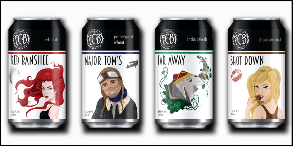 Fort Collins Brewery Rebranded Cans