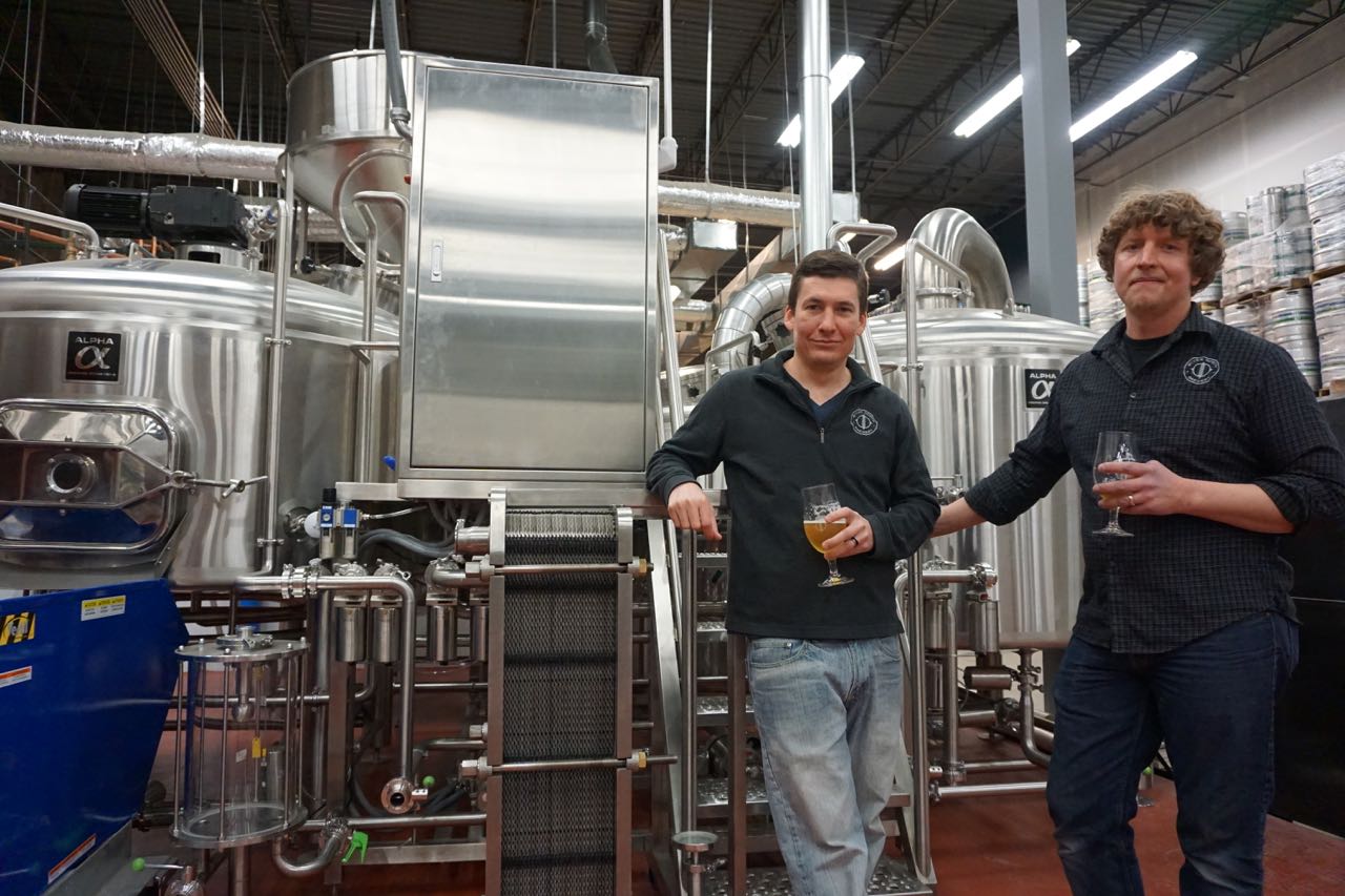 Patrick Annesty and Matt Hess of River North Brewery