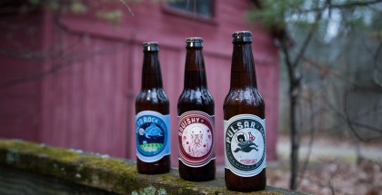 Image of three cider bottles from Starcut Ciders