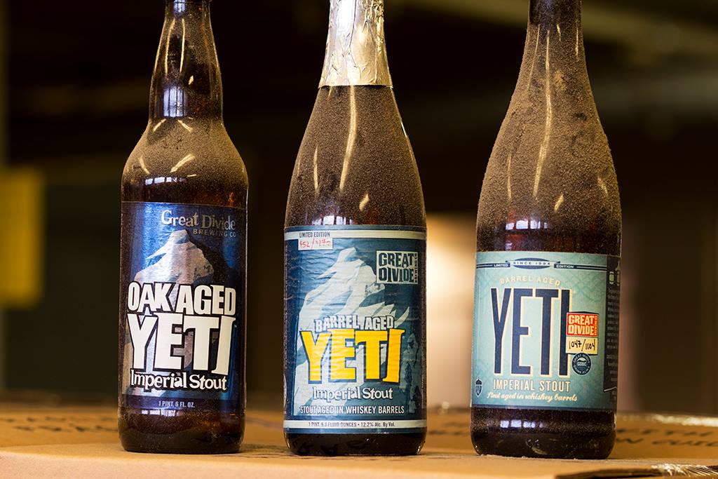 great divide brewing old yeti bottles
