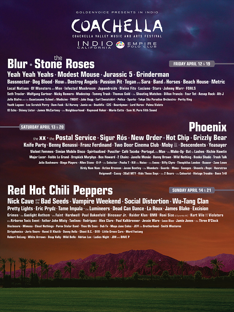 2013 Coachella Poster