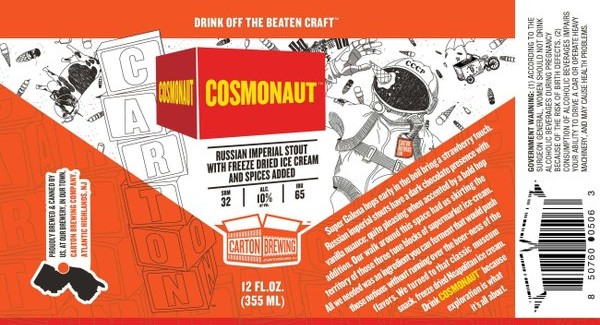 Carton Brewing Company | Cosmonaut