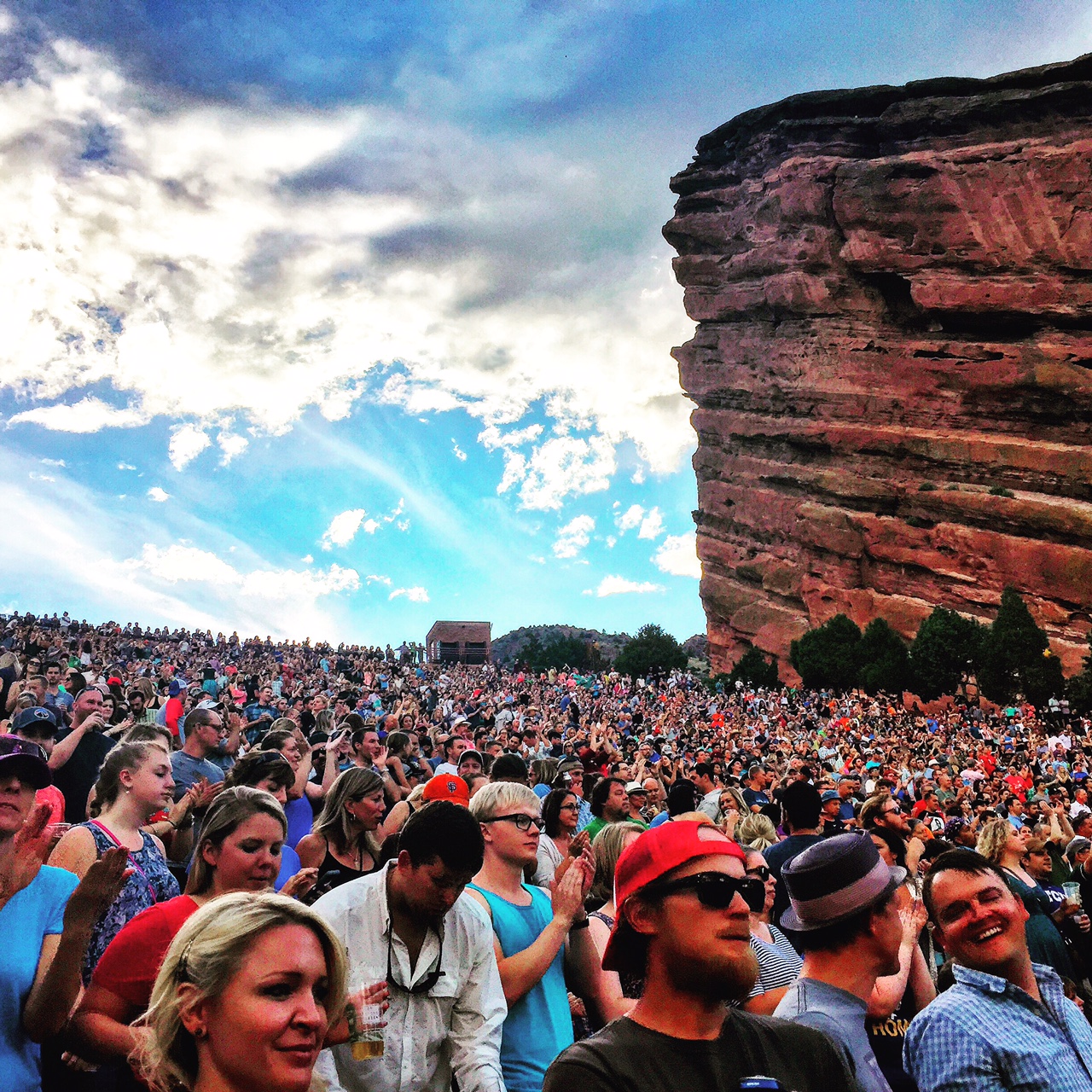 Red Rocks Day Crowd