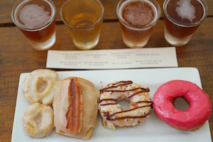 Beer & Donut Pairing featuring Glazed Donut Works