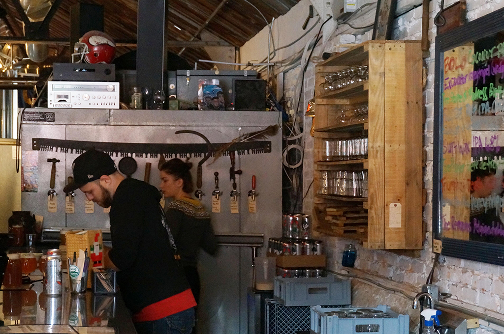 Bar at Burial Brewing Co.