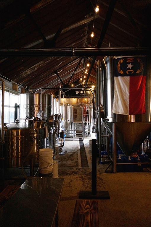 Tanks at Burial Brewing Co.