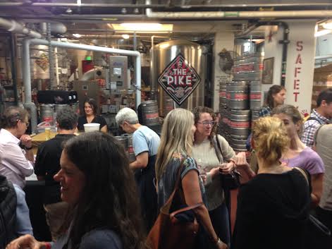 The brewery of Pike Brewing was transformed into the perfect event space for Women in Beer. 