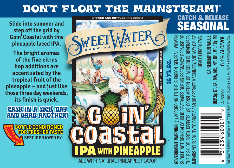 SweetWater Goin' Coastal Label