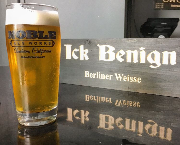 Noble Ale Works Ick Benign Berliner Weisse 