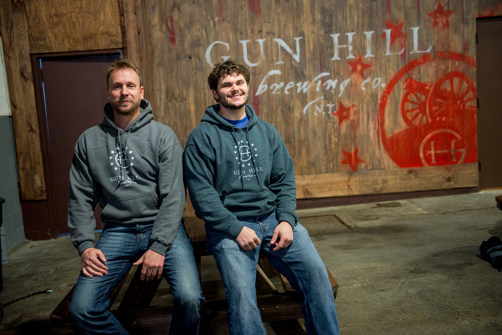 Lopez (right) is co-managing partner at Gun Hill Brewing in NYC, which opened in 2014.