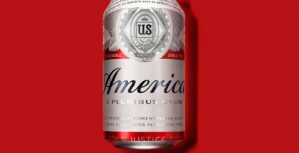 america budweiser can