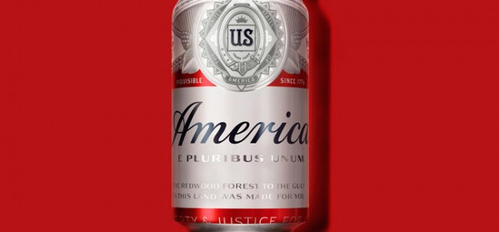 america budweiser can