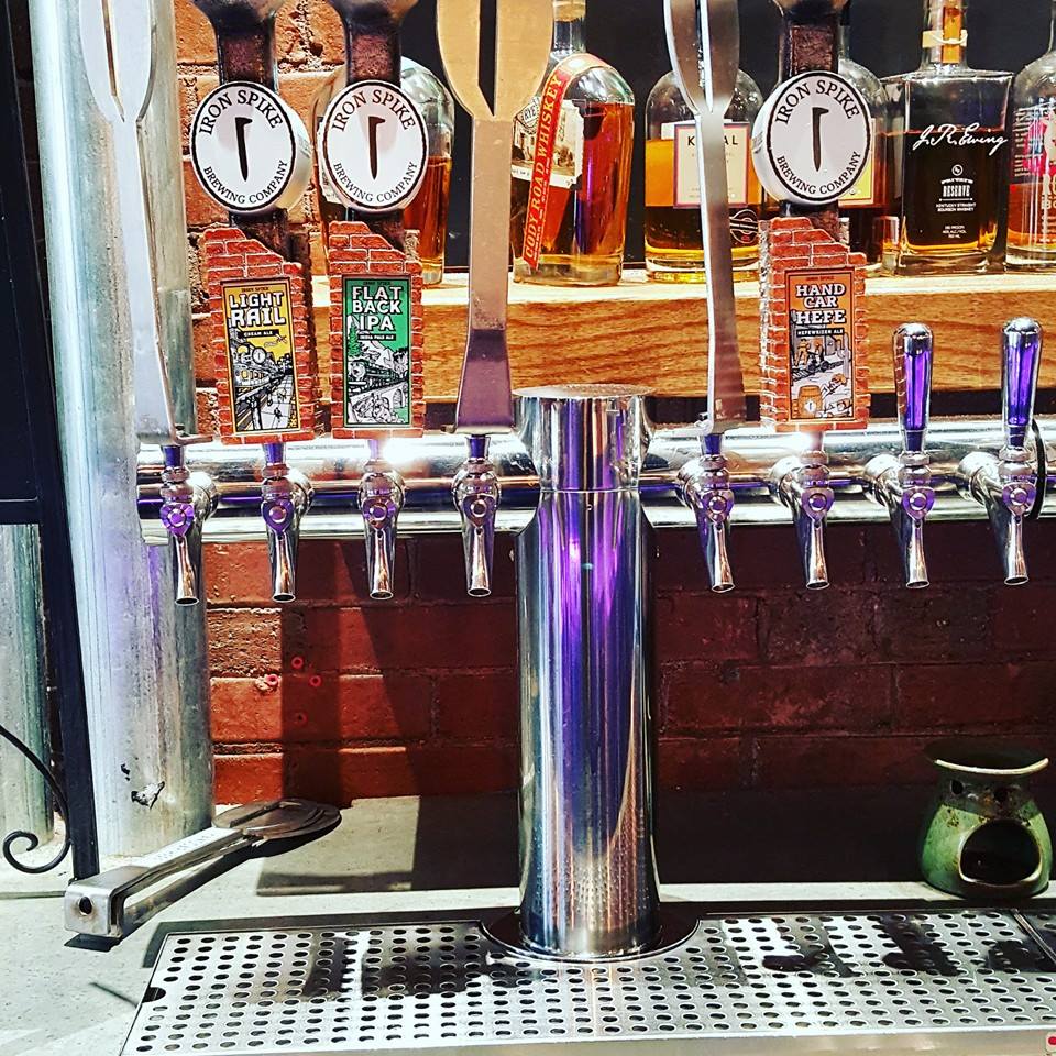 Who doesn't love railroad-themed tap handles?