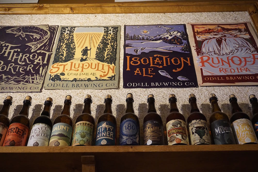 Odell Brewing Bottles