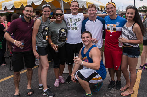 Participants from last year's Microbrew Mile.