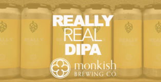 monkish brewing co really real dipa cover