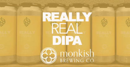 monkish brewing co really real dipa cover