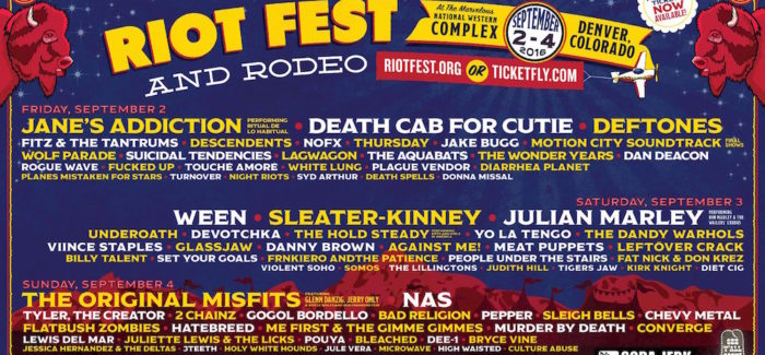 2016 Riot Fest Denver Ticket Giveaway