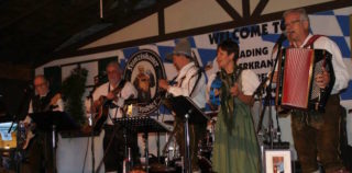 Entertainers on stage at the Reading Liederkranz Oktoberfest. Photo Credit: Reading Liederkranz Reading Liederkranz