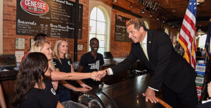 Gov Cuomo Genesee Brewing