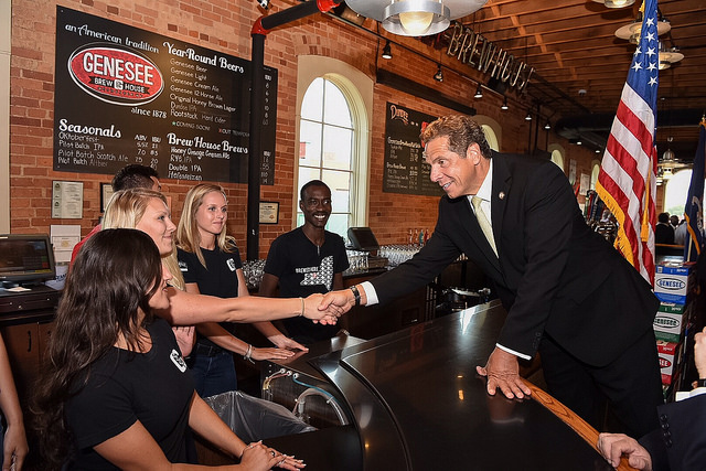 Gov Cuomo Genesee Brewing