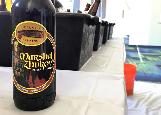 Savannah Craft Brew Fest Cigar City Marshal Zhukov's Imperial Stout bottle