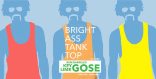 Bright Ass Tank Top Key Lime Barrel Aged Gose