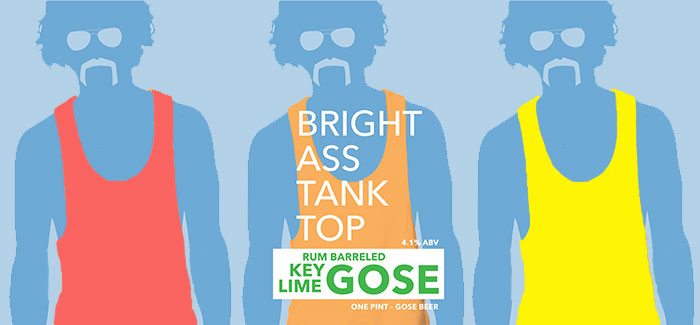 Bright Ass Tank Top Key Lime Barrel Aged Gose