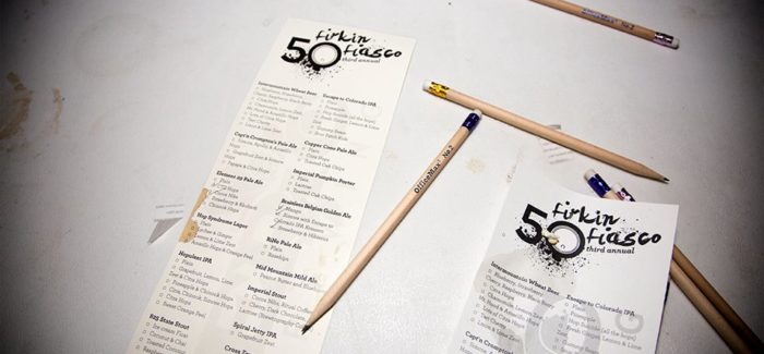 50 firkin fiasco pour list