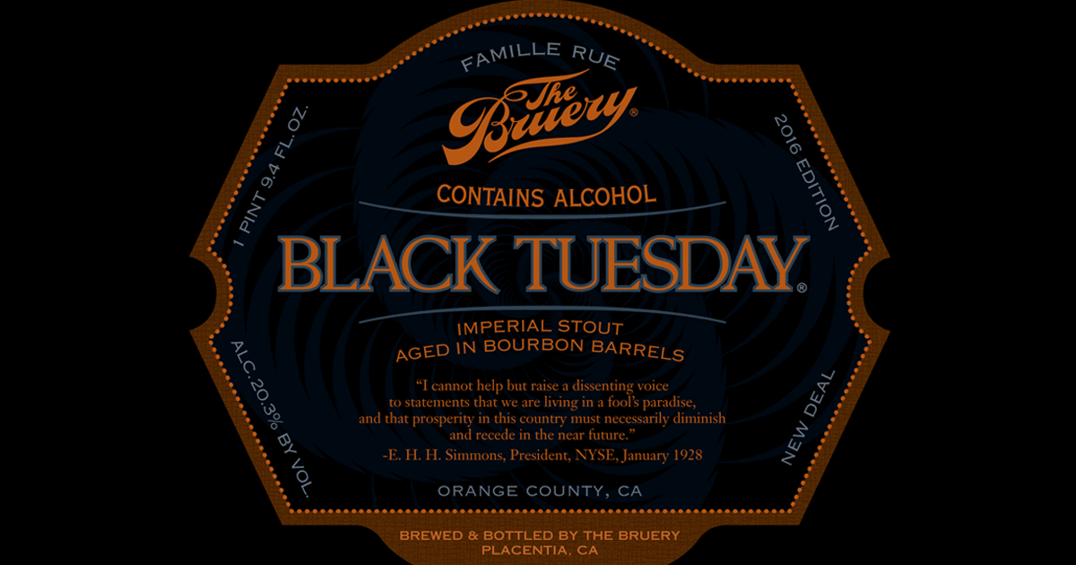 Event Preview The Bruery Black Tuesday Release Party