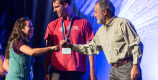 Charlie Papazian Fist Bump