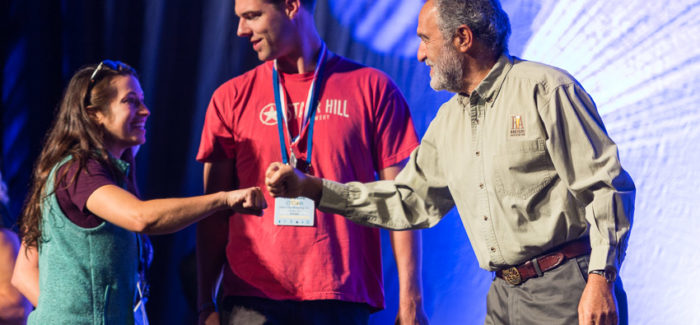 Charlie Papazian Fist Bump