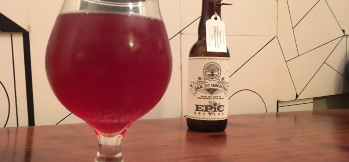 Epic Brewing Company | Oak & Orchard: Syrah