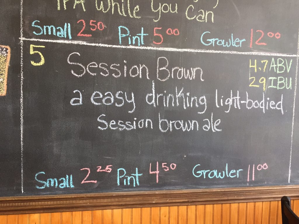 BadWolf Brewing Co Session Brown