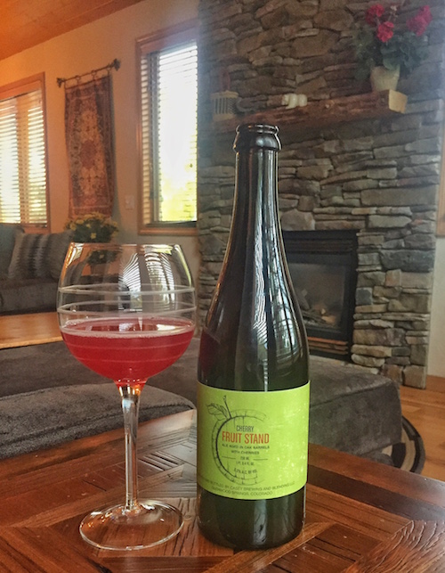 "Casey Brewing and Blending's Cherry Fruit Stand brewed with sweet Stella cherries :cherries::cherries: whilst in Steamboat Springs" - K.C. Cunilio