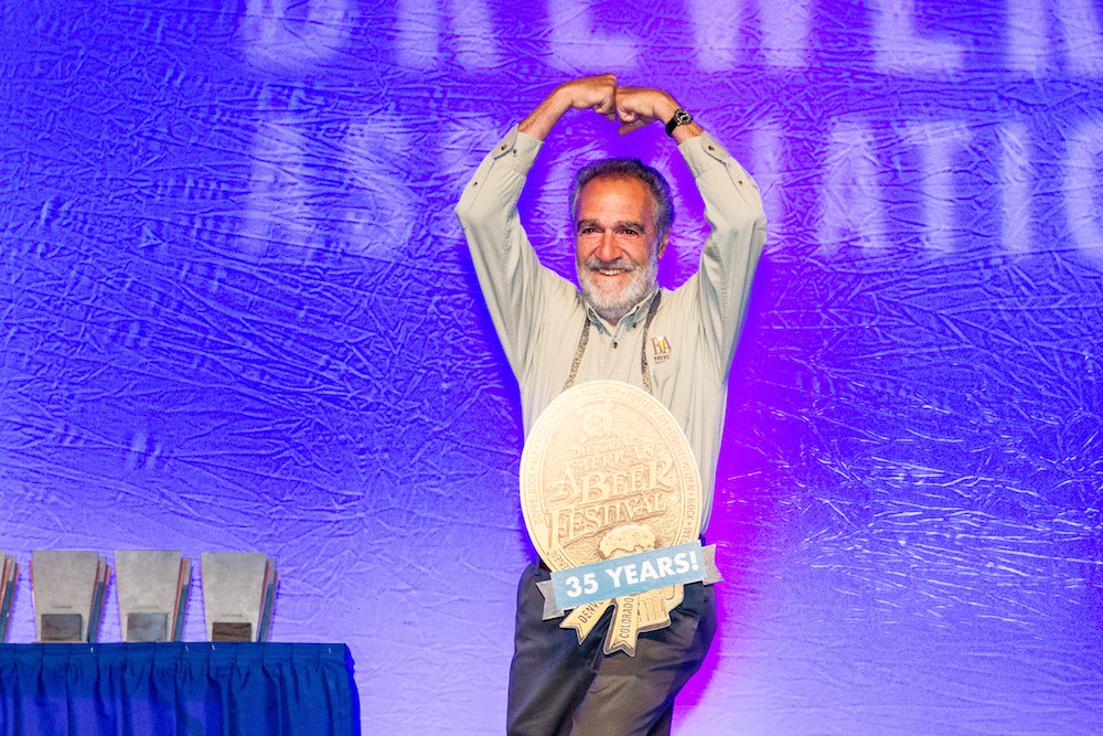 Charlie Papazian Self Fist Bump