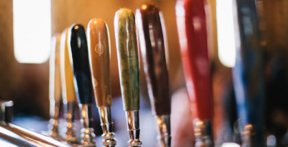 Beer Handles at Band Of Bohemia. Photo Credit: Band of Bohemia