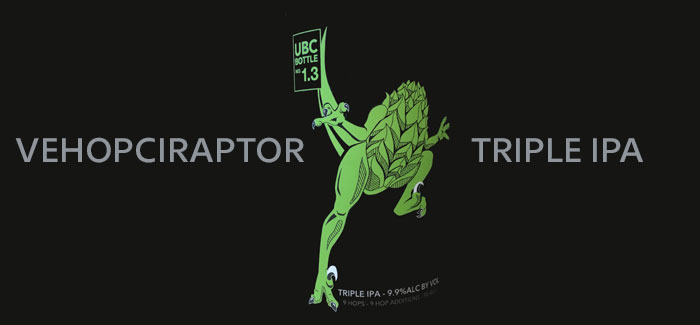 The Unknown Brewing Co. Vehopciraptor Triple IPA