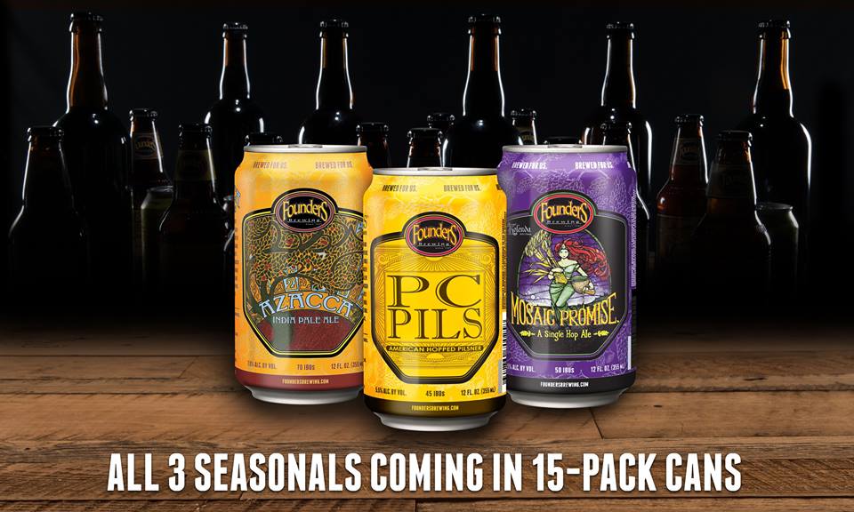 Founders Brewing 20th Anniversary Seasonal Lineup