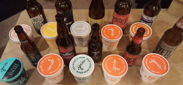 Jeni's Ice Cream and Beer Pairing Overhead