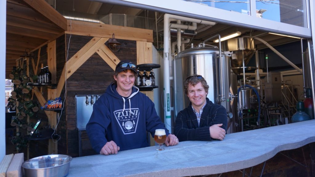 Willy Truettner and TJ Slattery of Zuni Street Brewery