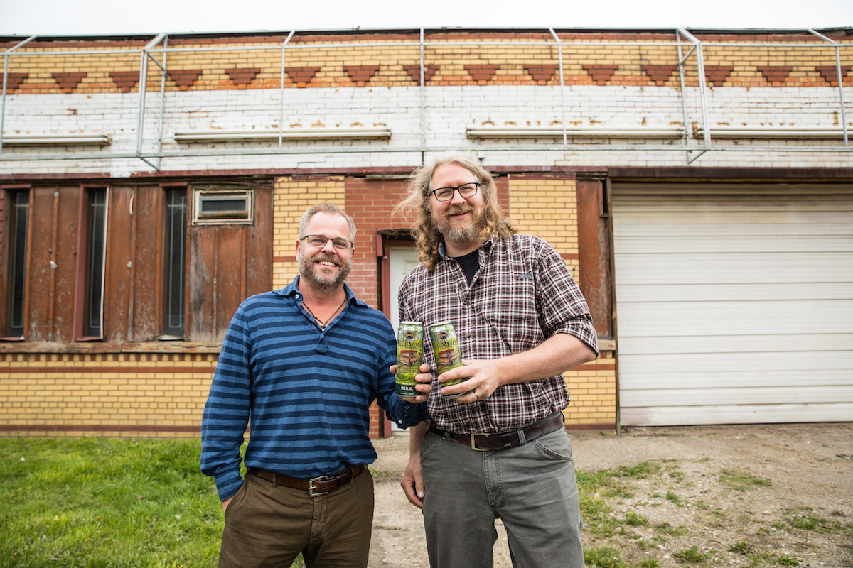 Founders Brewing Co-Founders Mike Stevens and Dave Engbergs