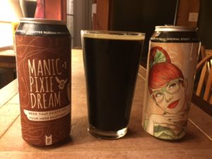 Second Self Brewing MANIC PIXIE DREAM BEER #1—A RUSSIAN IMPERIAL OATMEAL COFFEE STOUT